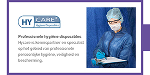 Kennispartner Hycare Professionele hygiëne disposables | Hygienepartner.nl