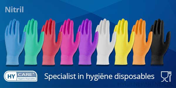 Nitril handschoenen voor de voedingsindustrie - Hygienepartner.nl