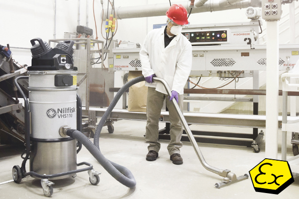 ATEX-gecertificeerde industriële stofzuigers van Nilfisk | Hygienepartner.nl