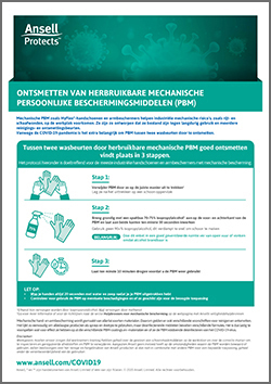 Ontsmetten herbruikbare persoonlijke beschermings­middelen | Hygienepartner.nl