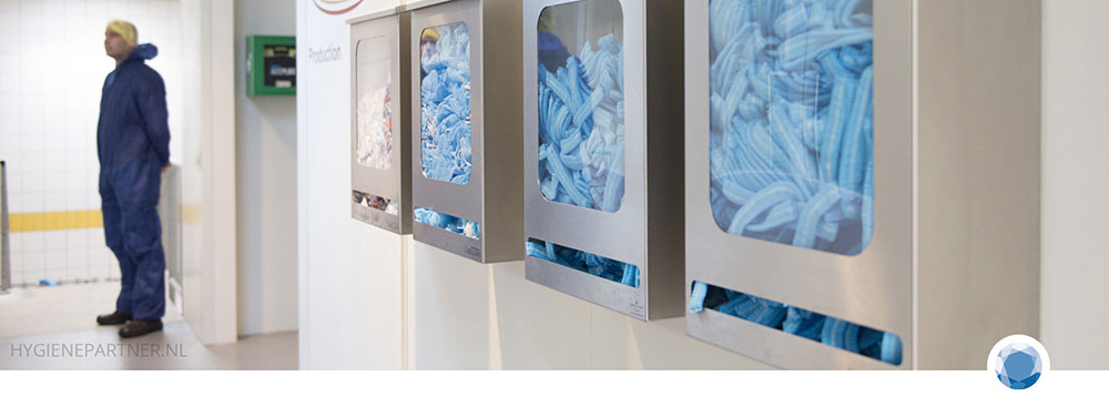 Haarnet dispensers voor hygiëne disposables | Hygienepartner.nl