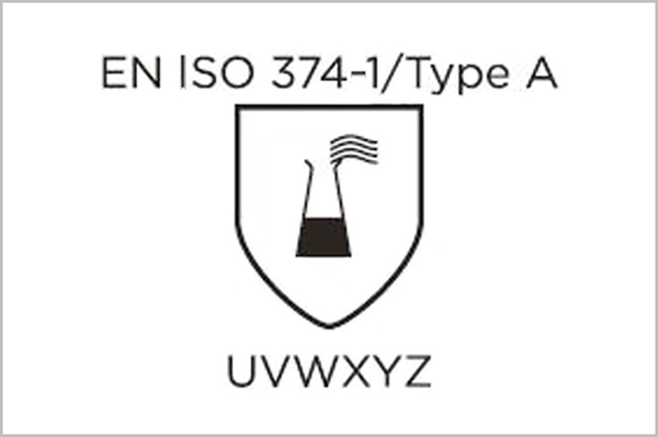 EN ISO 374-1:2016/Type A bescherming