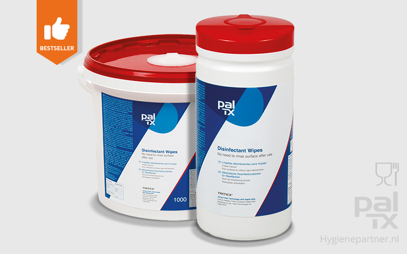 PAl TX IPA desinfectie wipes oppervlakken food safe emmer 1000 stuks