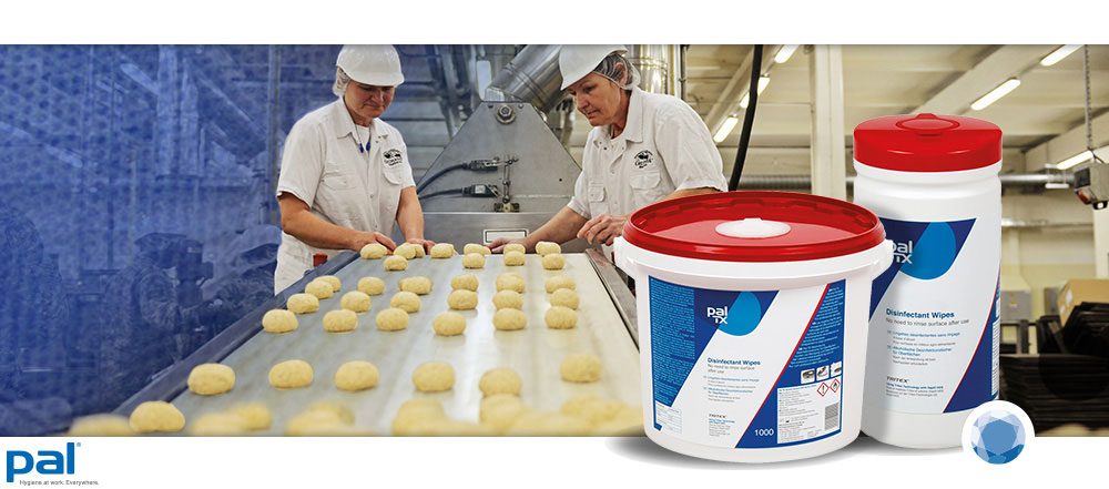 PAL TX desinfectie wipes food safe zonder ethanol | hygienepartner.nl