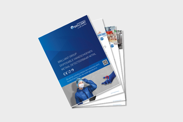 Brochure en productinfo handschoen nitril detecteerbaar