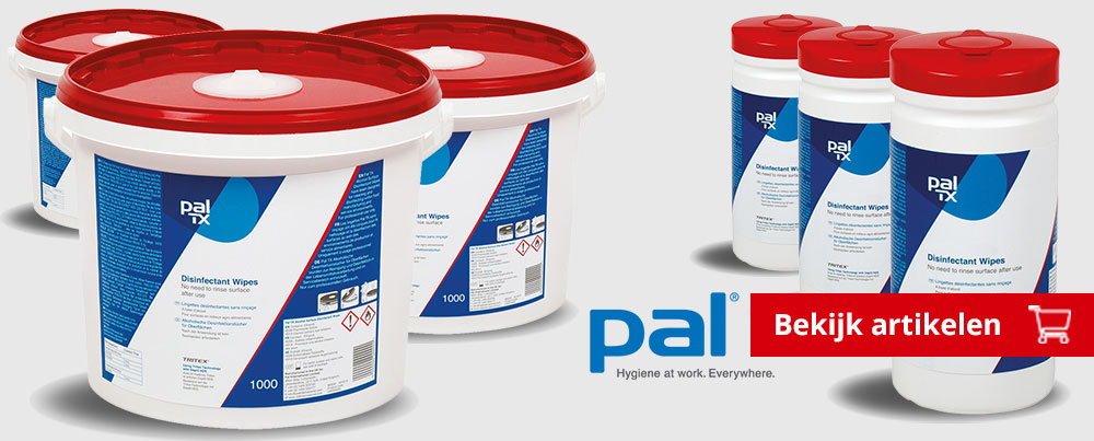 PAL TX IPA Surface Disinfectant Wipes | Hygienepartner.nl