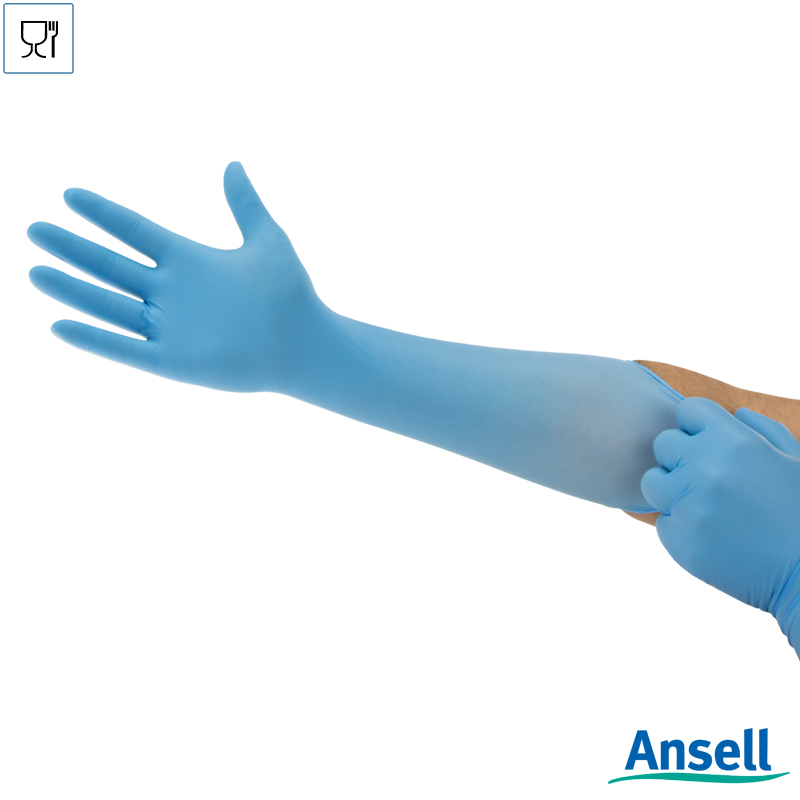 106350.030 Ansell Microflex 93-243 disposable handschoen nitril chemiebestendig