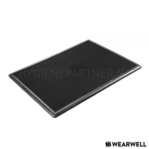 112398.090 Wearwell Standard desinfectiemat 61x81 cm zwart
