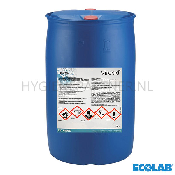 122023.000 Ecolab Virocid desinfectiemiddel transportmiddelen 200 liter