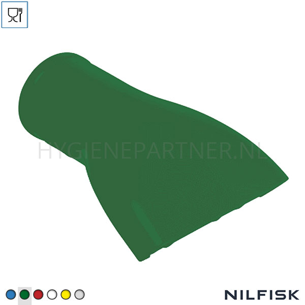 122122.020 Nilfisk siliconen mondstuk FDA 120 mm D40 groen