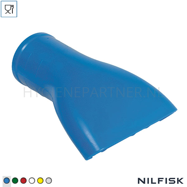 122122.030 Nilfisk siliconen mondstuk FDA 120 mm D40 blauw