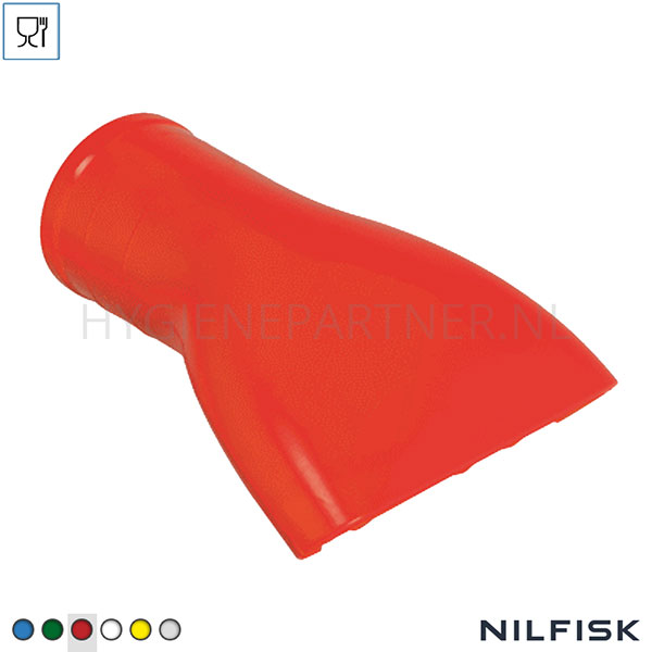 122122.040 Nilfisk siliconen mondstuk FDA 120 mm D40 rood