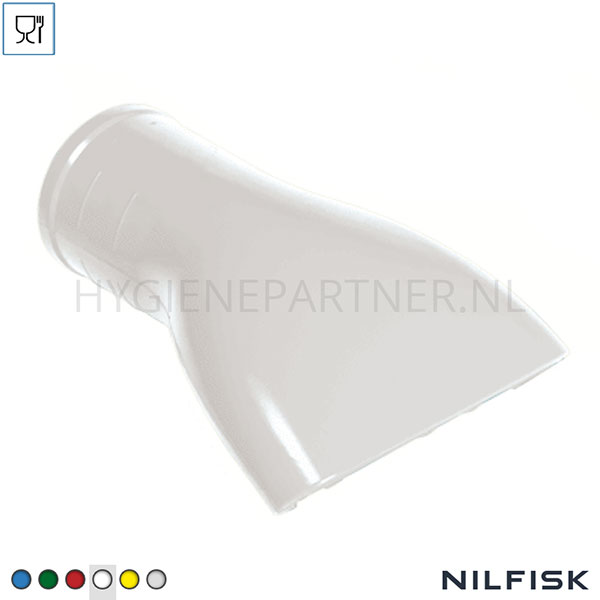 122122.050 Nilfisk siliconen mondstuk FDA 120 mm D40 wit