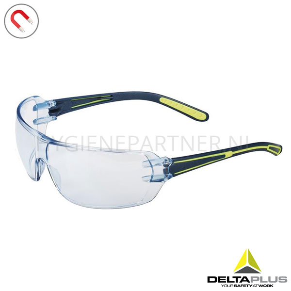 122527.000 Delta Plus Helium 2 Detectable veiligheidsbril polycarbonaat helder
