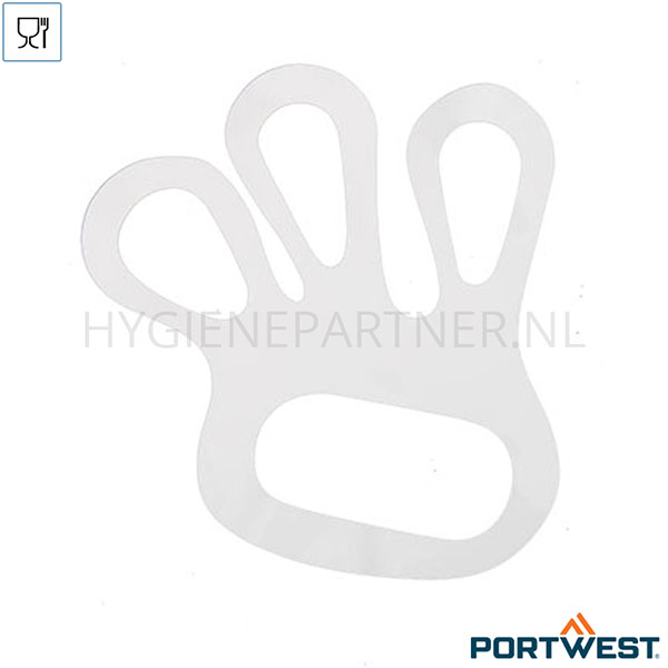 122830.050 Portwest AC05 PVC handschoenspanner wit