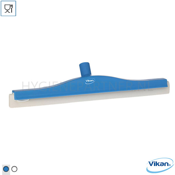 123036.030 Vikan 77633 vloertrekker flexibele nek met vervangbaar rubber 500 mm blauw