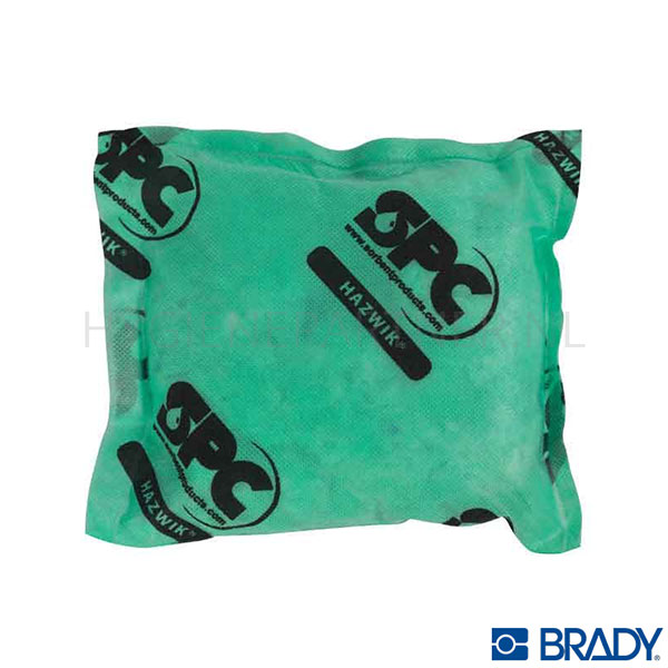 123160.020 Brady HAZ99 absorptiekussen chemicaliën SPC Hazwik 23x23 cm groen