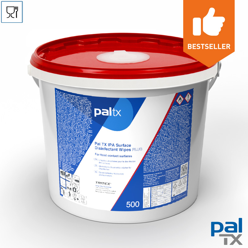 123393.000 PAL TX IPA PLUS desinfectie wipes oppervlakken food safe