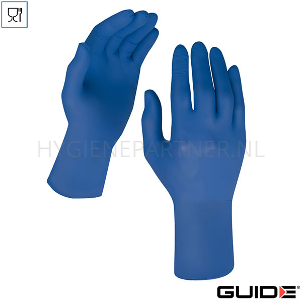 123423.030 Guide 7020 wegwerphandschoen nitril chemiebestendig blauw