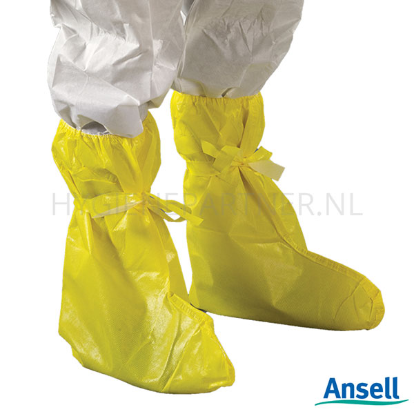 123598.060 Ansell AlphaTec 3000 Model 406 overlaars chemiebestendig geel maat 42-46