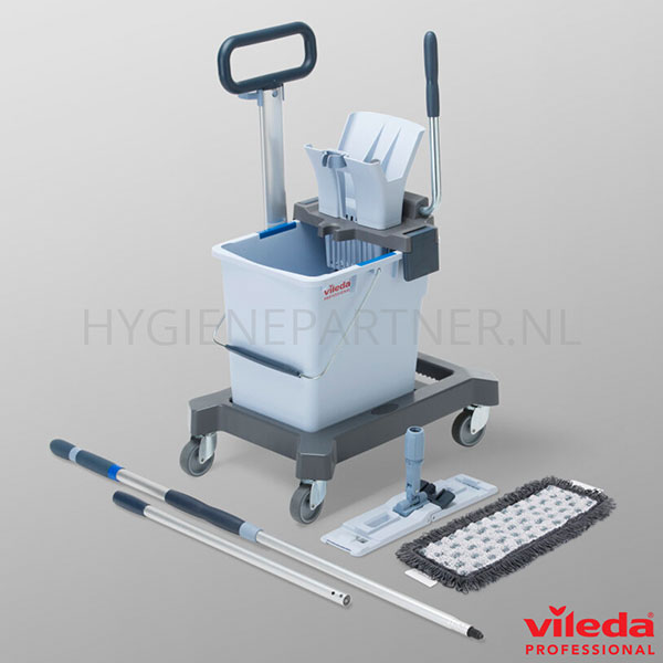 123645.000 Vileda UltraSpeed Pro Ready-To-Go Kit Single rolemmerkit 25 liter