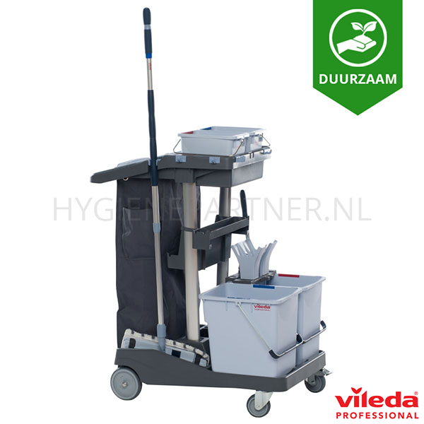 123851.000 Vileda Professional VoleoPro recycled starterkit werkwagen