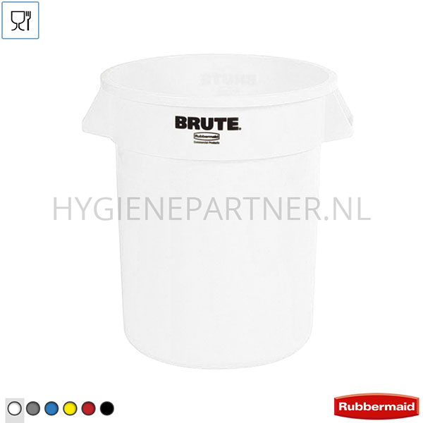 BA011105-50 Container rond PE Brute wit