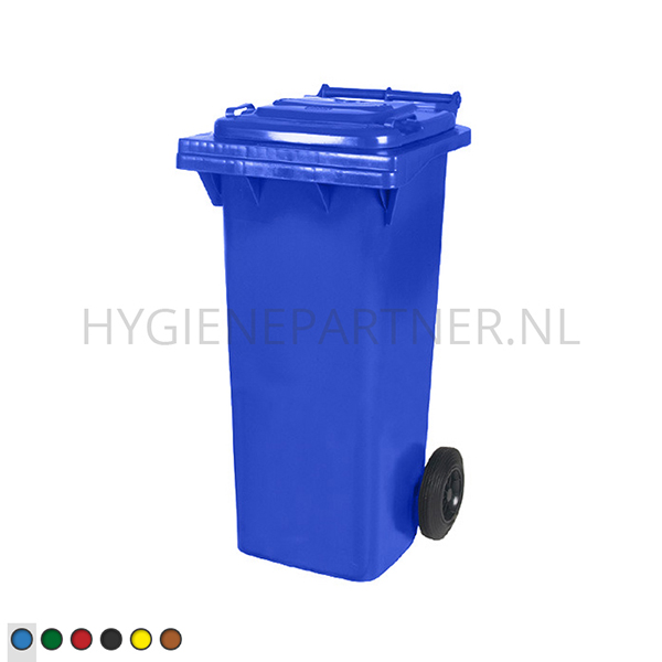 BA101008-30 Kunststof afvalcontainer 80 liter met twee wielen blauw