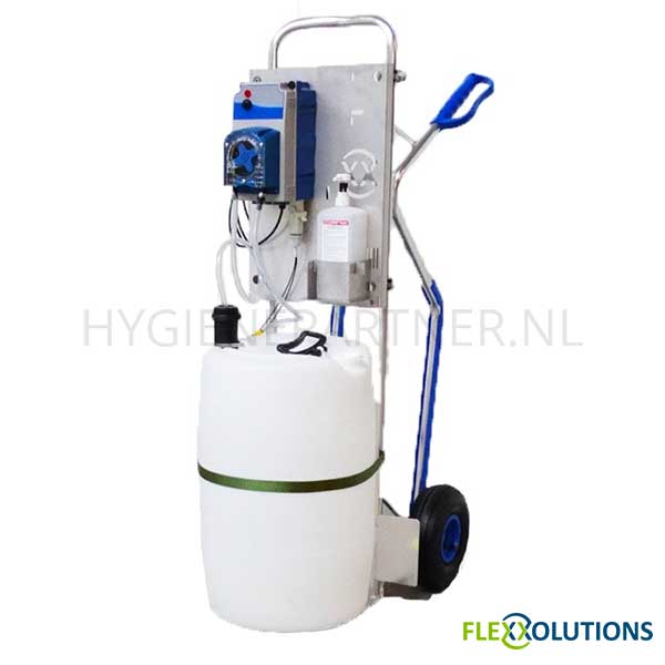 BI251218 Flexxotrolley desinfectie-unit met elektrisch aangedreven Flexxopomp
