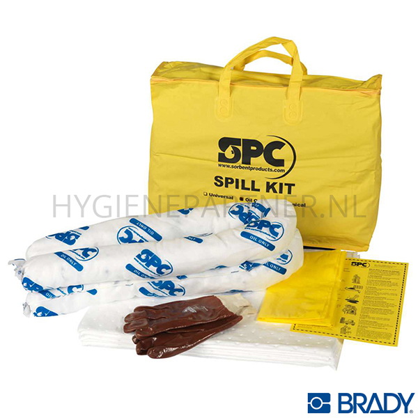 BI401031 Brady SKO-PP Economy Spill Kit draagbaar SPC olie