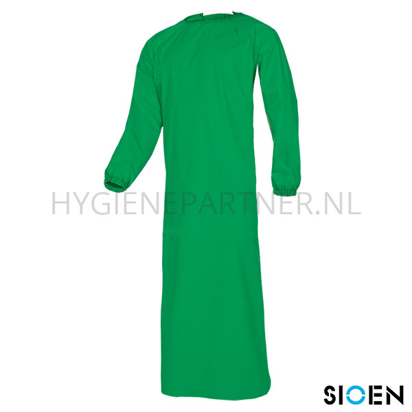 106979.020 Sioen Dalgin 8133A2FC1 schort met mouwen groen