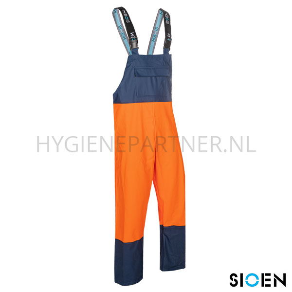 BK631018-03 Sioen Stein 661AA2B0Z Amerikaanse overall fluo oranje-marineblauw