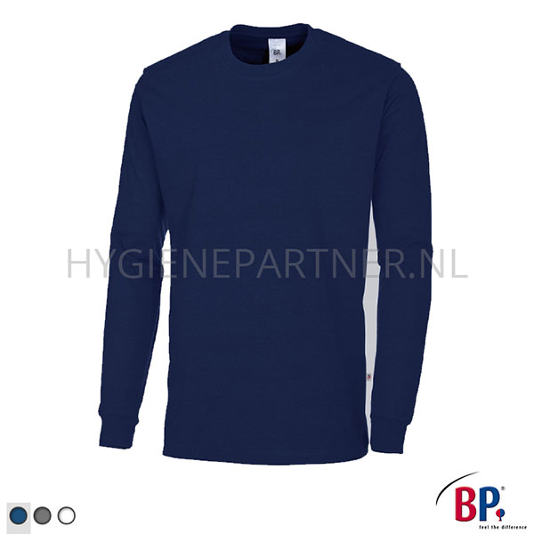 BK811003-33 BP 1620-171-110 t-shirt met lange mouwen nachtblauw