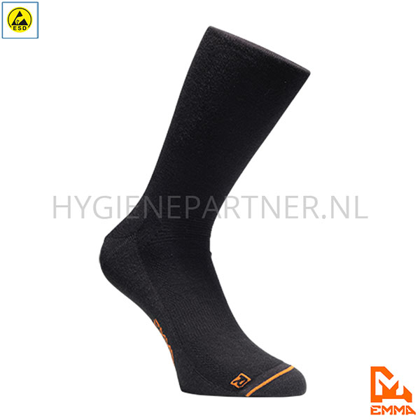 BK941020 Emma Hydro-Dry Business Sustainable sokken zwart-grijs ESD