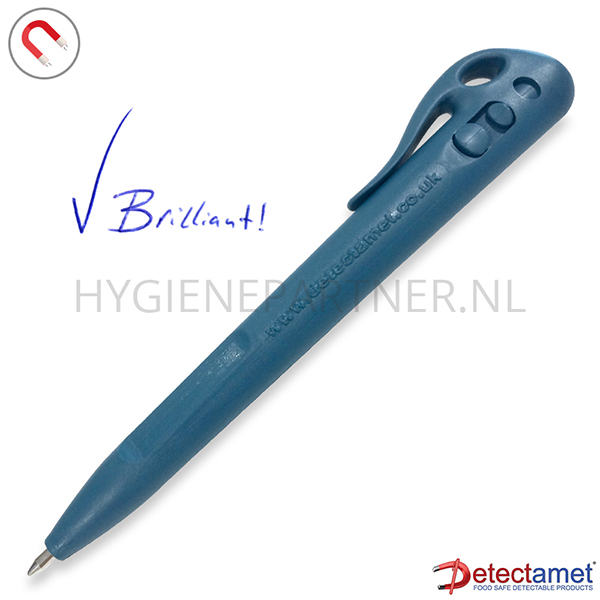 DE051732 Detectamet Elephant Tufftip pen detecteerbaar met clip blauw