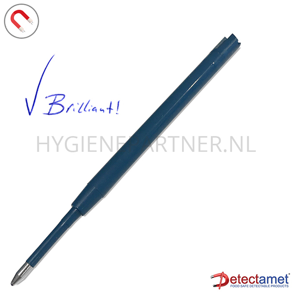 DE052178 Detectamet navulling Tufftip inktcartridge detecteerbare pen inkt blauw