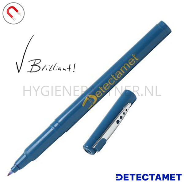 110890.030.90 Detectamet permanente fineline marker detecteerbaar fijne punt inkt zwart