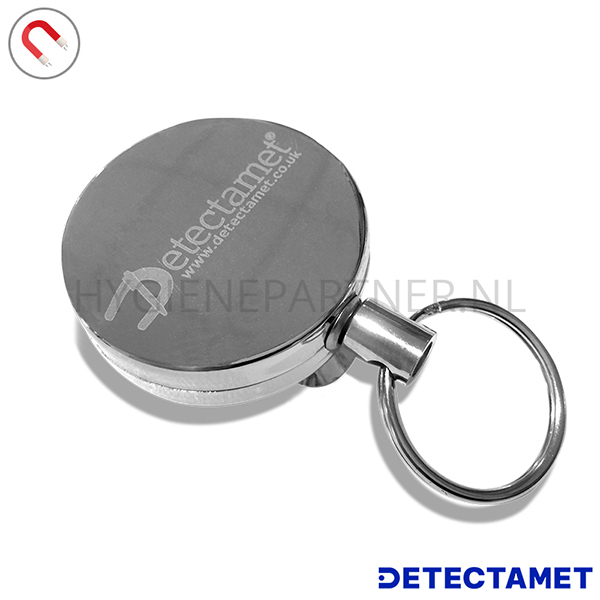 111020.000 Detectamet sleutelhanger detecteerbaar uittrekbaar RVS nylon 70 cm