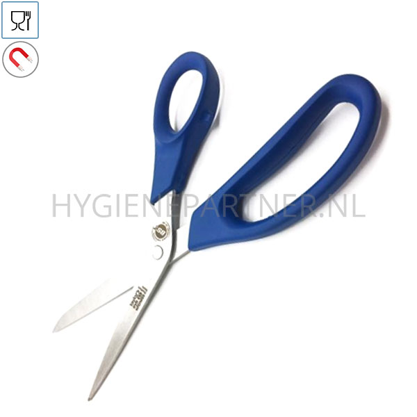 103201.030 Schaar RVS detecteerbaar 230 mm blauw