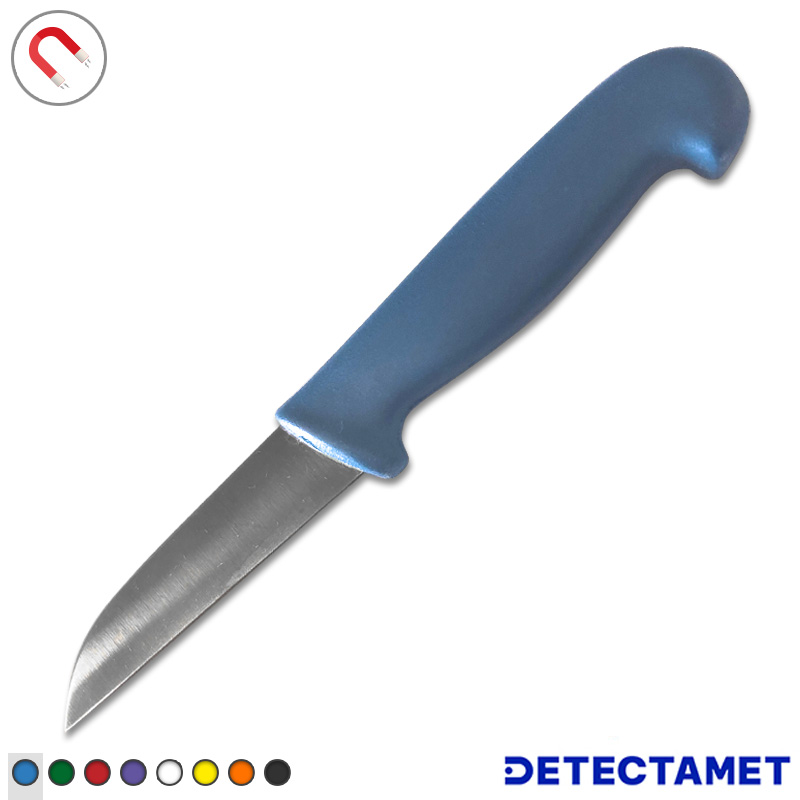 111138.030 Groentemes detecteerbaar recht lemmet 9 cm blauw