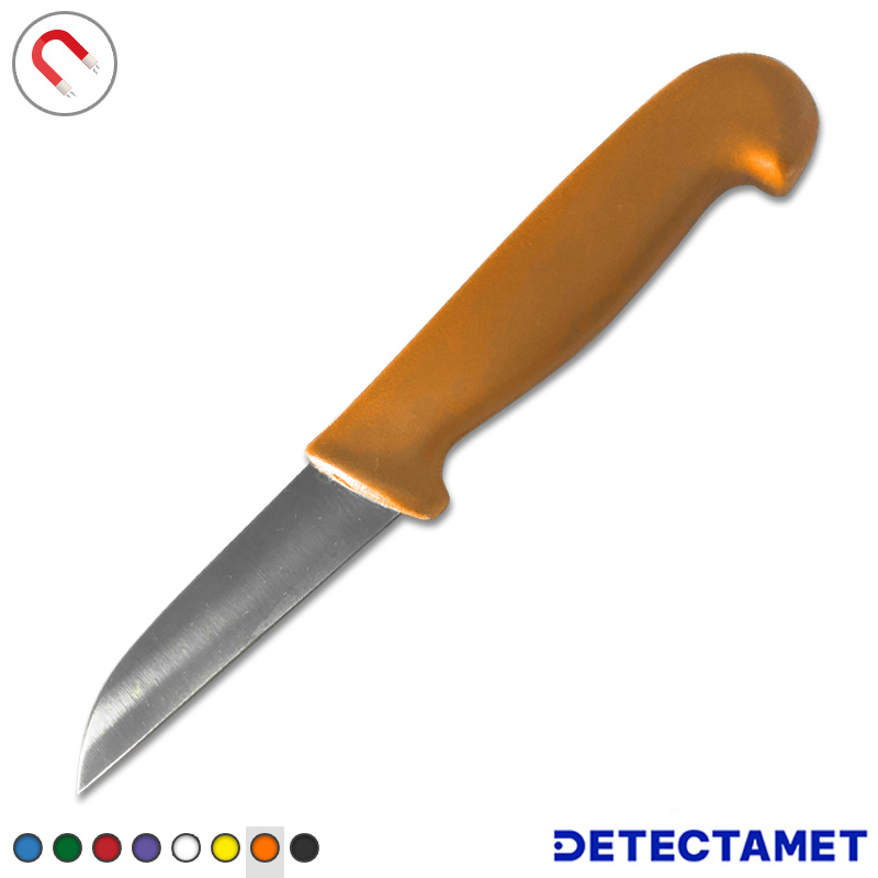 111138.070 Groentemes detecteerbaar recht lemmet 9 cm oranje