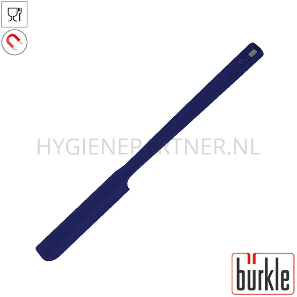 DE601074-30 Burkle paletmes detecteerbaar steriel PS 192x20 mm blauw