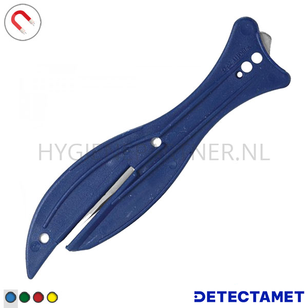 111226.030 Detectamet SK108 MT veiligheidsmes detecteerbaar met tapesnijder blauw