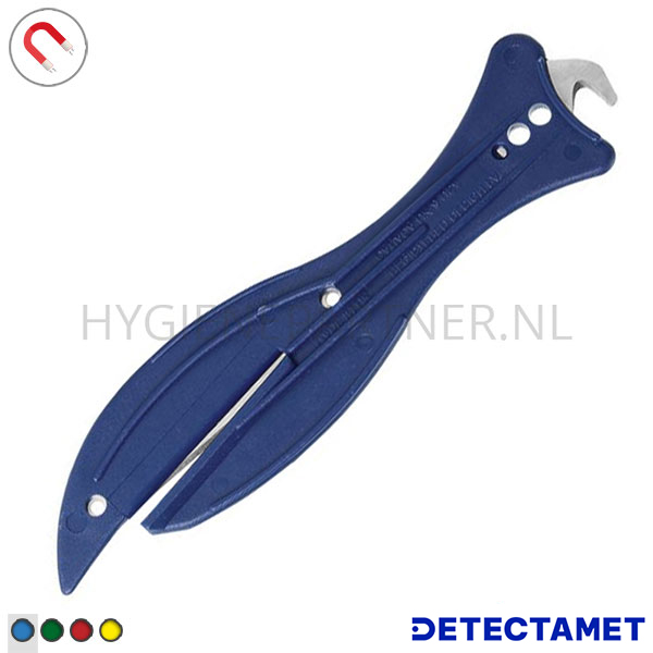 111227.030 Detectamet SK108 MT veiligheidsmes detecteerbaar met haakmes blauw