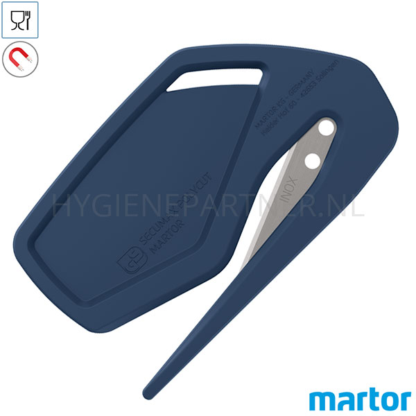 109376.000 Martor Secumax Polycut MDP veiligheidsmes detecteerbaar 10 stuks