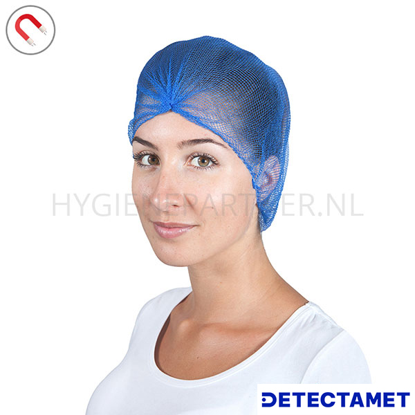 111242.030 Detectamet disposable haarnet detecteerbaar 55 cm extra fijne micromazen blauw