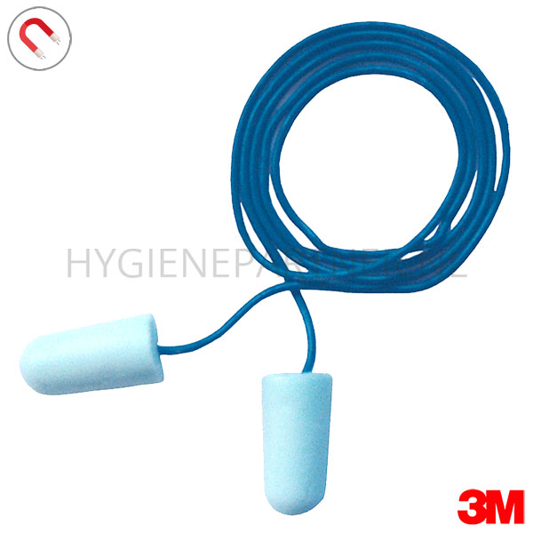 105511.000 3M E-A-R Soft Blue oorpluggen detecteerbaar met koord