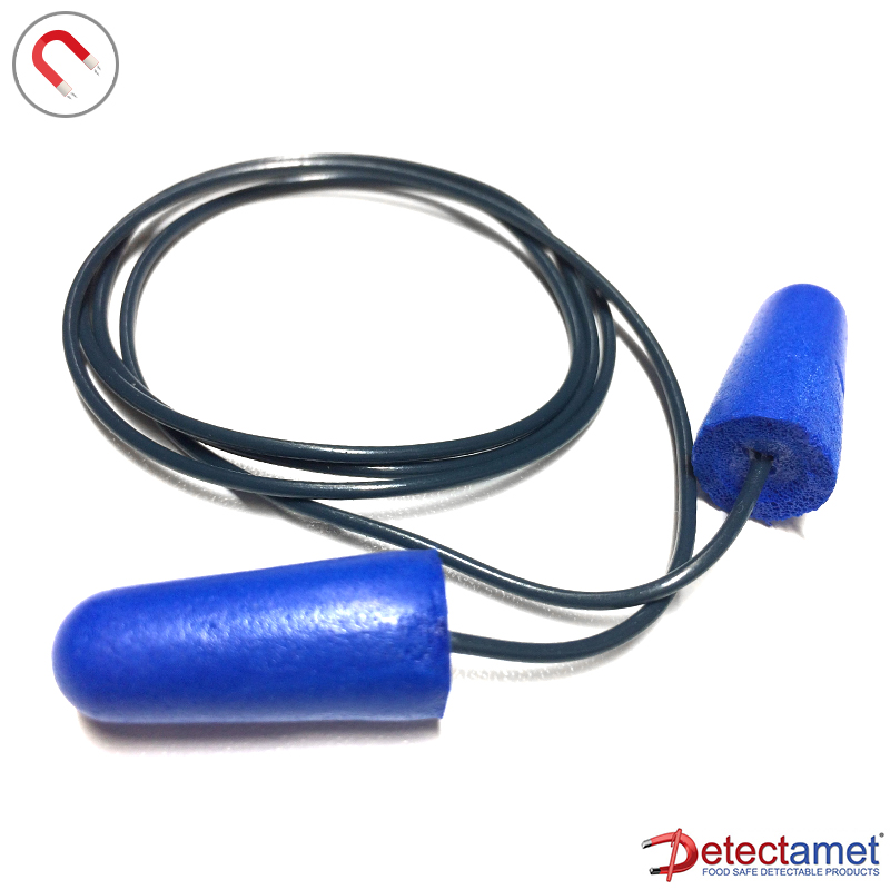 DE851029-30 Detectamet detecteerbare oorpluggen schuim met PVC koord
