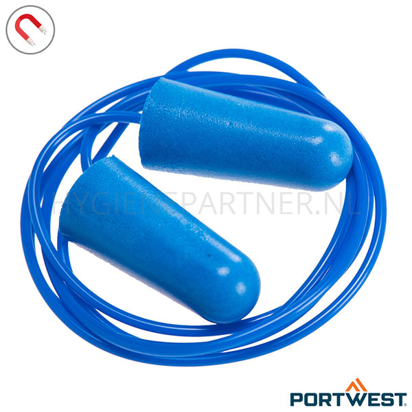 DE851053-30 Portwest EP30 oorpluggen detecteerbaar met koord