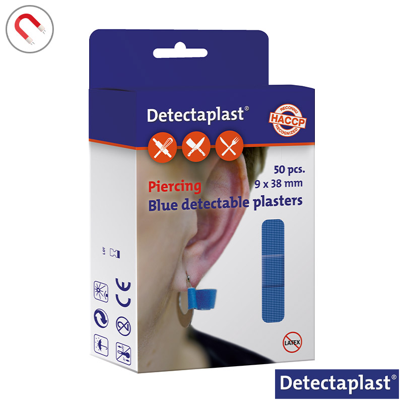 Gouverneur Weigering oosters Detectaplast Elastic Piercing pleisters detecteerbaar blauw 9x38 mm |  Hygienepartner.nl